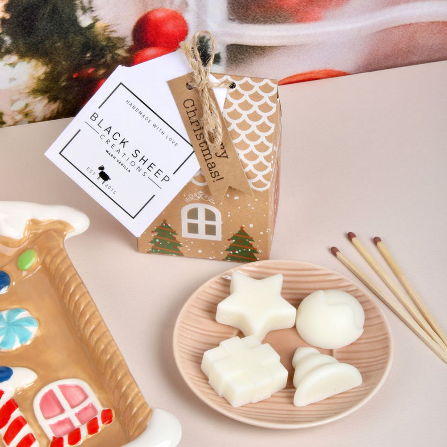 Gingerbread House Wax Melts by Black Sheep Creations - Loving Small Business