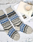 Hand knitted woollen socks by Paper High - Loving Small Business