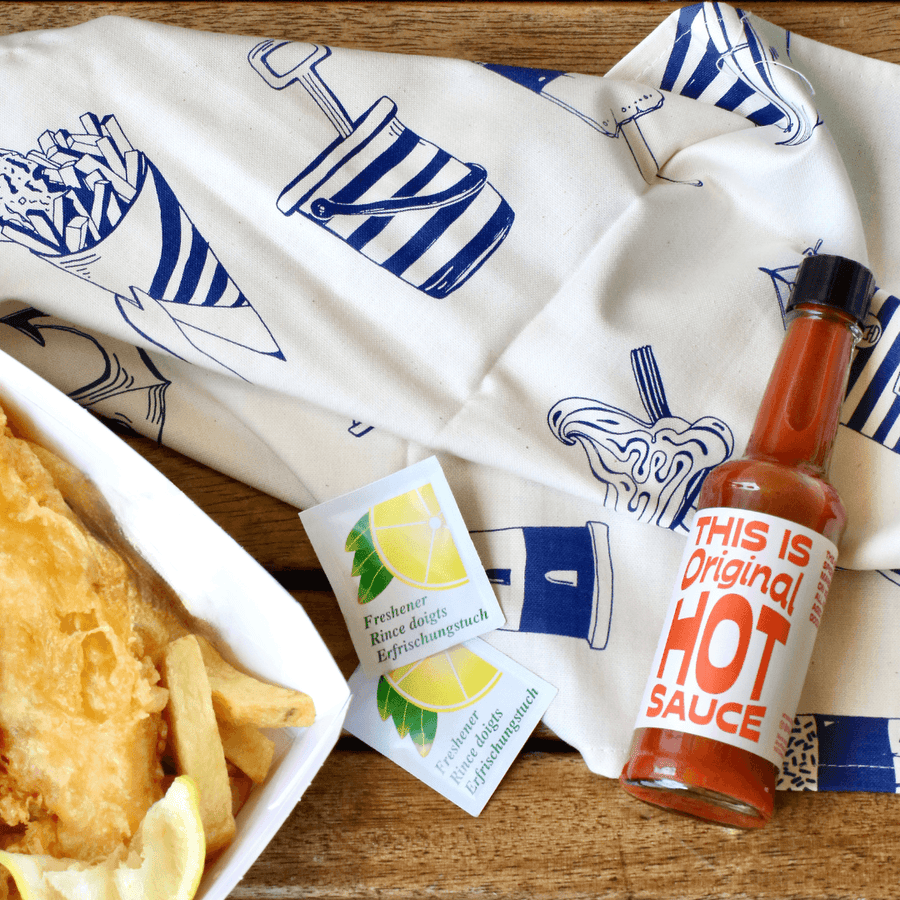 Nautical Tea Towel by Victoria Eggs - Loving Small Business
