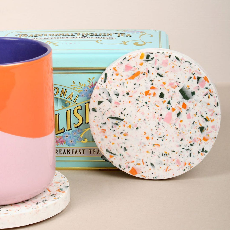 Terrazzo Coasters by Lumo and Sonne - 2 pack - Loving Small Business